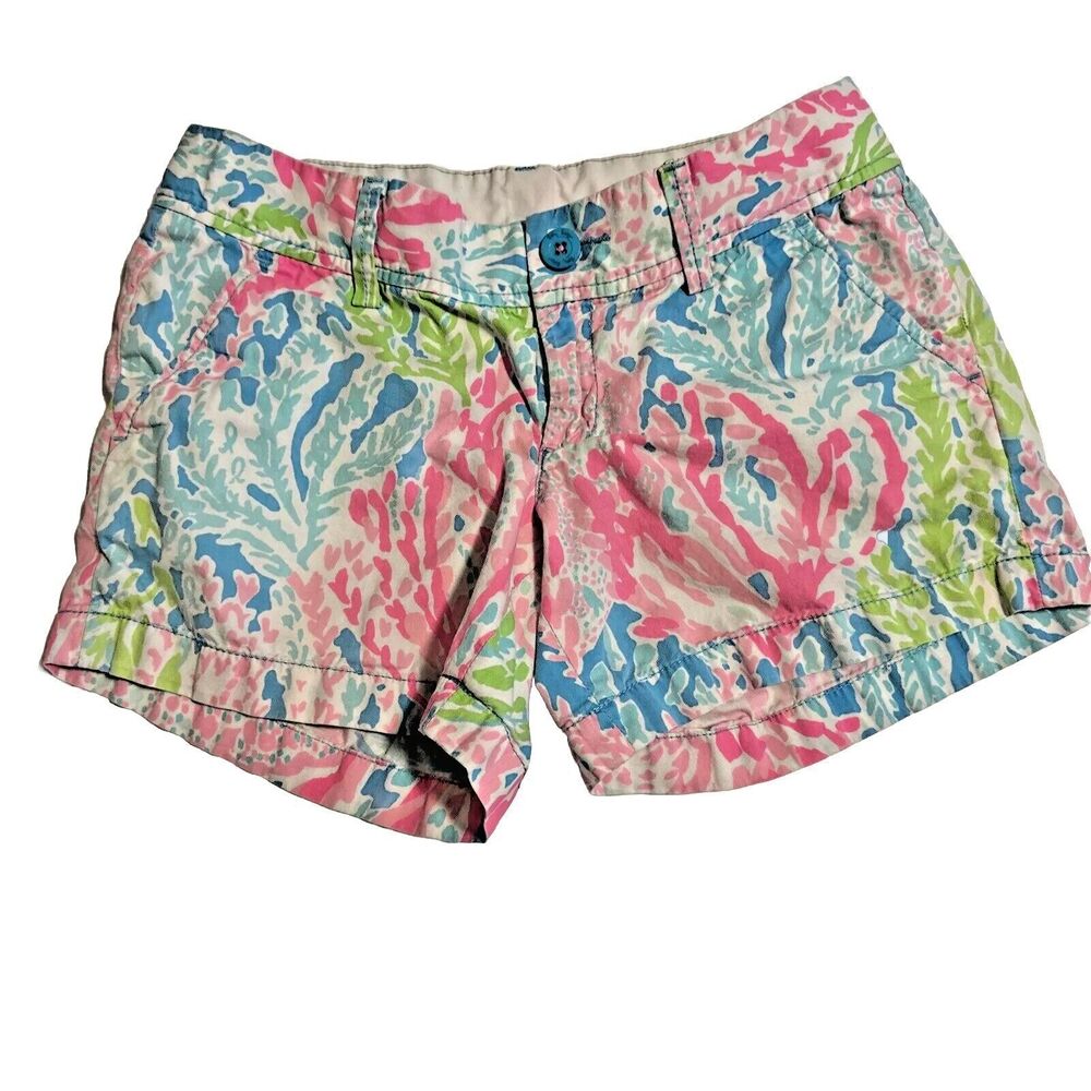 Lilly Pulitzer Callahan Shorts Lets Cha Cha‎ size 2